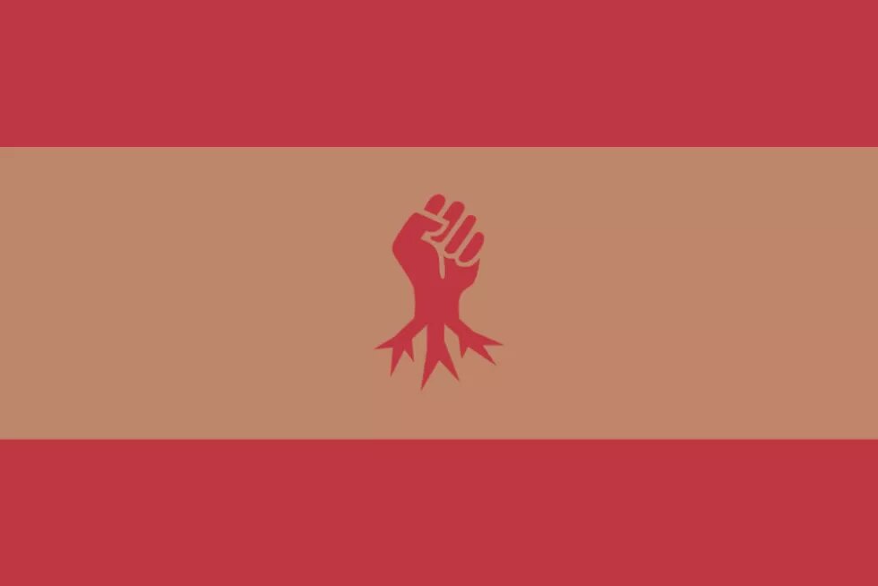 Fist, red