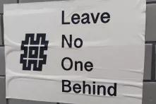 Leave no one behind -Banner