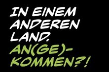 in einem anderen Land angekommen