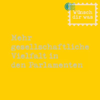 Mehr gesellschaftliche Vielfalt in den Parlamenten
